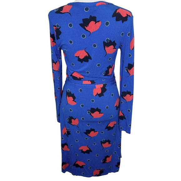 Boden Long Sleeve Knit Jersey Wrap Dress Size 6￼ - Picture 5 of 11